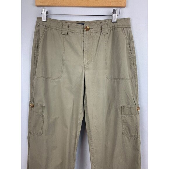 Dockers Womens Khaki Cargo Pants Size 8 - Picture 2 of 6
